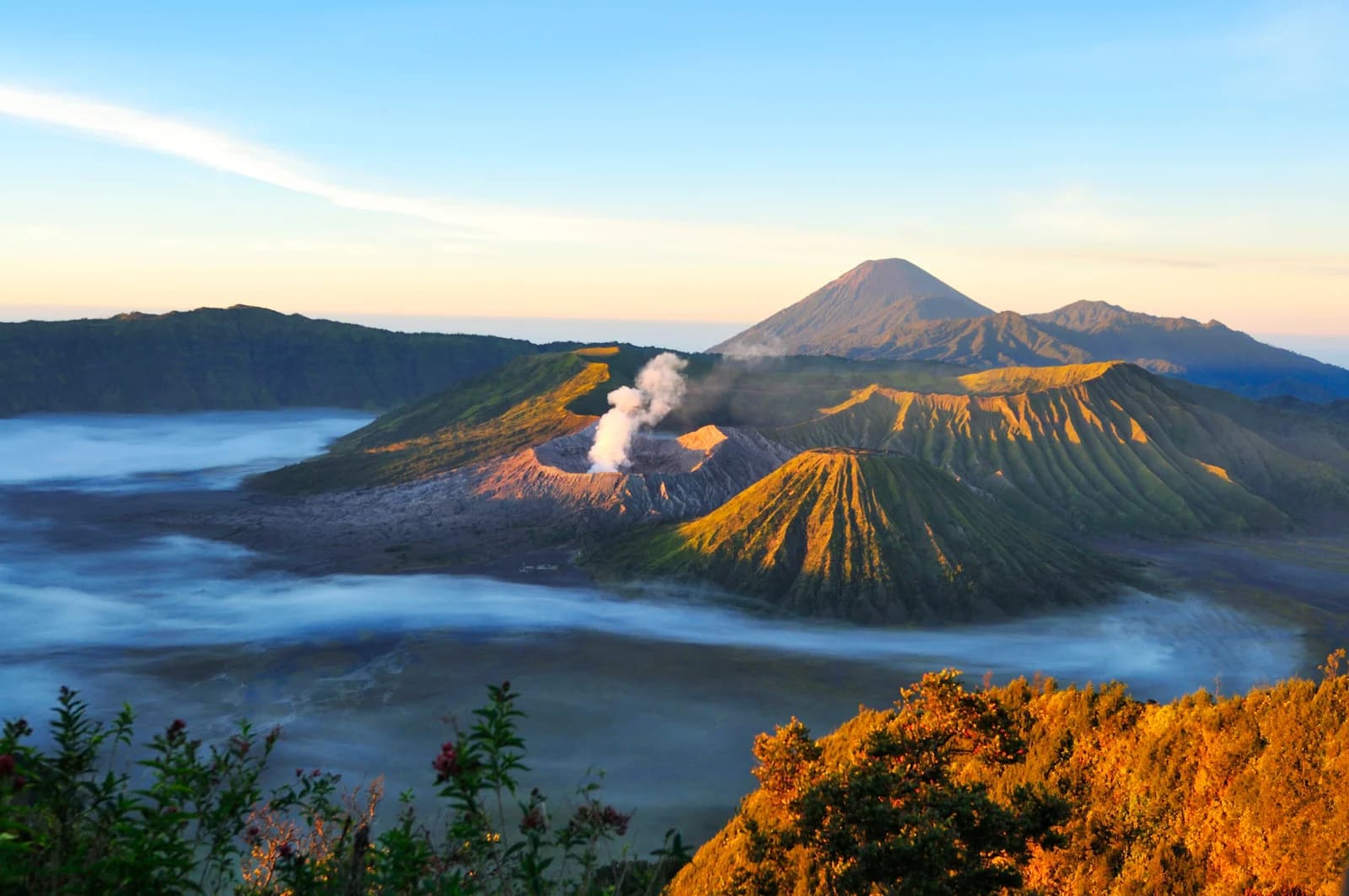 Matahari terbit di Bromo